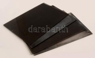 Vízparti templom, üvegnegatív, 4db, 15x10db