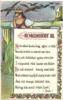 A Menekült III., gyászoló Hungária nőalak, irredenta vers, kiadja Deák J. / poem, irredenta (vágott / cut)