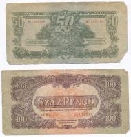 1944. 1P-100P (10x) "A Vörös Hadsereg Parancsnoksága" T:III,III-