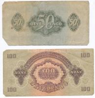 1944. 1P-100P (10x) "A Vörös Hadsereg Parancsnoksága" T:III,III-
