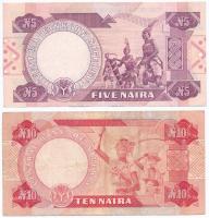 Vegyes: Nigéria 1984- 5N + 10N + Uganda 1966. 5Sh +  Zimbabwe 2001. 500$ T:I,I-,III
Mixed: Nigeria ...