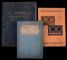 cca 1930-1960: 11 db. vegyes nyomtatvány tétel; divatlap, katalógus és ruházati szabás-varrás, valam...