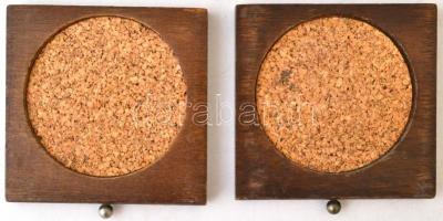 Poháralátétek ,6db,  egy dobozkában, 8x9x11cm