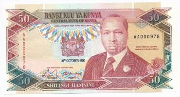 Kenya 1990. 50Sh T:I Kenya 1990. 50 Shillings C:UNC