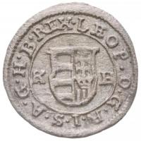 1676K-B Denár Ag "I. Lipót" (0,44g) T:2
Huszár: 1508., Unger II.: 1107