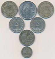 Thaiföld 1962.  1B Cu-Ni "IX. Ráma" (2x) + 1977-1979. 5B Cu-Ni "IX. Ráma" + Ceyl...