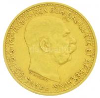 Ausztria 1911. 10K Au Ferenc József Bécs (3.39g/0.900) T:2 Austria 1911. 10 Corona Au Franz Joseph I Vienna (3.39g/0.900) C:XF