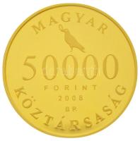 2008. 50.000Ft Au "Hunyadi Mátyás" (10,03g/0.986) T:PP apró felületi karc
Hungary 2008. 5...