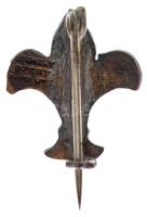 ~1930. Zománcozott Br cserkész jelvény "SZÉKELY BPEST RAKÓCI UT" gyártói jelzéssel (20x17m...