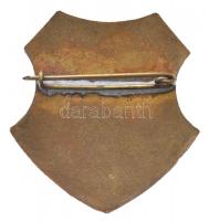 1948. "Magyar Szabadságharcos Szövetség" zománcozott fém jelvény (33,5x32mm) T:2 kis zomán...