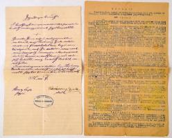 1897-1921 Vegyes gépész okmány hagyaték (jegyzőkönyvi kivonatok, bizonyítványok, iparigazolvány, sza...