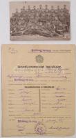 1916-1940 Katonai okmány hagyaték: igazolványok, egy fizetési meghagyás és egy fotó, 7 db / Hungaria...