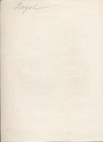 Alfred Hagel (1885-1945): Ex libris Hedy Homma. Klisé, papír, jelzett a klisén, 12×9 cm