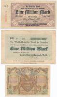 Németország / Weimari Köztársaság 1921-1923. 6db klf szükségpénz, közte Manheim, Württemberg T:I-,II...