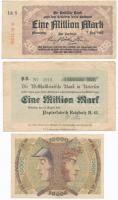 Németország / Weimari Köztársaság 1921-1923. 6db klf szükségpénz, közte Manheim, Württemberg T:I-,II...