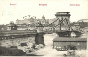 Budapest, Lánchíd, királyi palota (EK)