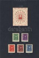 Tartalmas magyar gyűjtemény albumlapokon filázva 1913-1953 / Collection on album pages