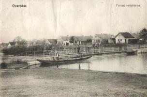 Óverbász, Verbász, Vrbas; Ferenc-csatorna, gyaloghíd / canal, footbirdge (r)