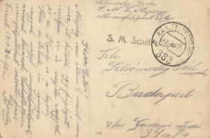 1917 November 19, Trieste, IV. Károly király látogatása az SMS Aspern Zenta-osztályú védett cirkálój...