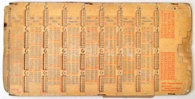 1956 2 db SzTK táppénztáblázat, Szabó Oszkár újítása (Sopron), papír