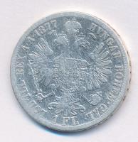 Ausztria 1877. 1Fl Ag "Ferenc József" T:2-,3 ph. Austria 1877. 1 Florin Ag "Franz Jos...