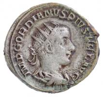 Római Birodalom / Róma / III. Gordianus 241-243. Antoninianus Ag (4g) T:2 Roman Empire / Rome / Gordian III 241-243. Antoninianus Ag &quot;IMP GORDIANVS PIVS FEL AVG / P M TR P V COS II P P&quot; (4g) C:XF RIC IV 89.