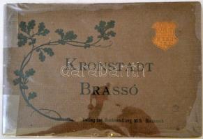 cca. 1910 Brassó, Kronstadt. Verlag der Buchhandlung Wilh. Hiemesch. Leporelló díszes papírborítóban, 14 oldalon 19 képpel. Jó állapotban, mérete 22×16.5 cm