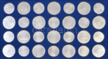 Kanada 1973-1976. 5$ Ag (14xklf) + 10$ Ag (14xklf) "1976 Montreali Olimpia" Teljes sor! Ba...