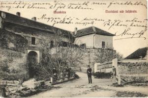 Munkács, Mukacheve; vár feljárata, kiadja Niedermann tőzsde / entry to the castle (EK)