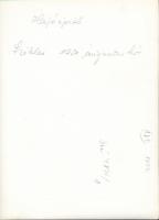 1954 Sziklai Dezső(1910-1997): Hajóépítő, hátoldalon feliratozva, 24x18 cm