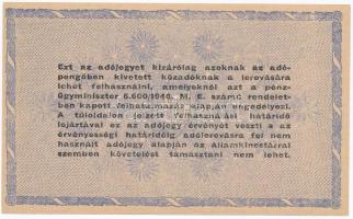 1946. 10.000.000AP fordított címerrel T:I