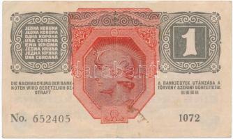 1916. 1K hamis felülbélyegzéssel (with fake overprint) T:III