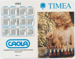 19772-1991 8 db erotikus kártyanaptár