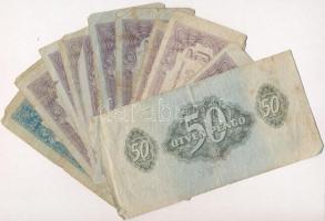 1944. 2P-50P "A Vörös Hadsereg Parancsnoksága" (17x) T:III,III-,IV