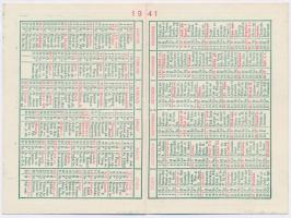 1941 Bp., A Magyar Jövő Naptárkészítő Kft. Budapesti Nemzetközi Vásárra készült naptára