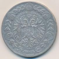 Ausztria 1900. 5K Ag "Ferenc József" T:2-,3 Austria 1900. 5 Corona Ag "Franz Joseph&q...