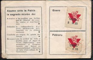 cca 1945-1950 Vegyes dél-amerikai antifasiszta nyomtatvány tétel, 7 db