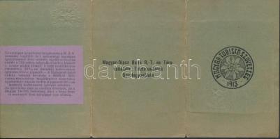 1931 Magyar Turista Szövetség arcképes tagsági igazolványa 6.5×10 cm