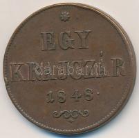 1848. 1kr Cu T:2 Adamo B1