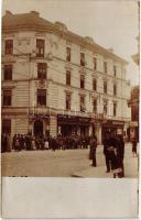 Graz, Wasche-Feinputzerei / street view, shop of Franz Stanek and Liehann Remich, drycleaner, photo (EK)