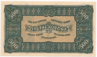 1923. 500K "Magyar Pénzjegynyomda Rt. Budapest" T:I,I-
Adamo K34