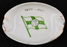 1949 FTC 1899-1949 hamutál, matricás, jelzett, kopásnyomokkal, 10x7 cm.