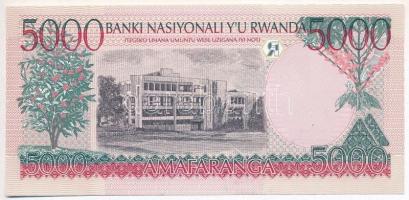 Ruanda 1998. 5000Fr T:I  Rwanda 1998. 5000 Francs C:UNC