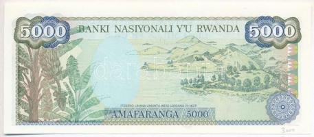 Ruanda 1988. 5000Fr T:I 
Rwanda 1988. 5000 Francs C:UNC