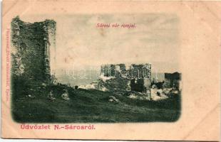 Nagysáros, Velky Saris; Sárosi vár romjai / castle ruins