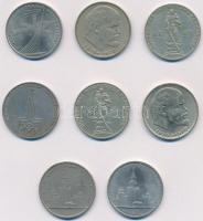 Szovjetunió 1965-1979. 1R (8x) T:2,2-
Soviet Union 1965-1979. 1 Ruble (8x) C:XF,VF
