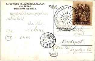 1938 Érsekújvár, Nové Zamky; Bevonulás / entry of the Hungarian troops, 'Érsekújvár visszatért&...