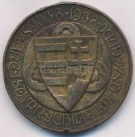 1938. "Szent István Jubileumi Esztendő 1038-1938" Br emlékérem (36,5mm) T:2- ph.
Hungary ...