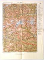 Három osztrák turistatérkép: Gluns, Innsbruck és Bruneck környéke. / 3 Autrian tourist maps Bruneck,...