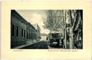 Újvidék, Novi Sad; Vasúti fasor, 31-es számú villamos, W. L. Bp. 6362. / railway alley, tram  (EK)